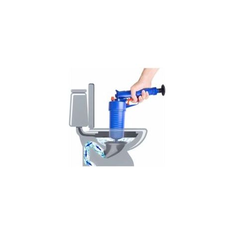 Debuns – Déboucheur de canalisation manuel – Pompe haute pression avec 4 ventouses – Élimine cheveux, graisse et obstructions – Outil réutilisable (1/4)