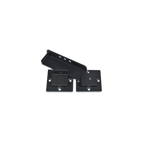 Loquet de portail rabattable de 19,1 cm avec trou de cadenas, loquet de porte réglable en alliage d'aluminium robuste de 4 mm pour porte coulissante et battante, portail extérieur, cl (1/5)