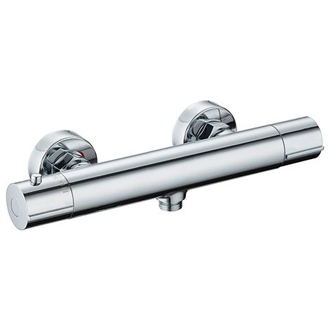 Edouard Rousseau - Mitigeur Thermostatique Douche AKILA - Corps Froid - Sécurité 38 °C - Débit 9,5 L/min - Chromé