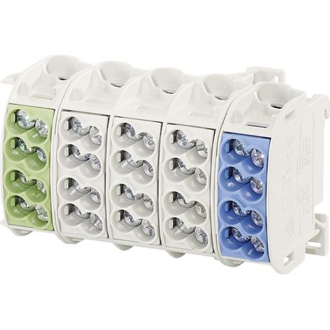 Hensel 2600137 Hauptleitungsabzweigklemme 3-farbig 5polig Leiter-Typ = L, N, PE (1/2)