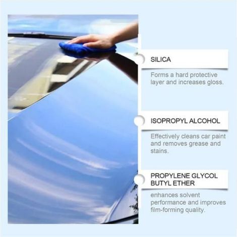 Quick Effect Coating Agent, Advanced Car Quick-Acting Coating Agent Spray, Spray de Revêtement de Voiture Haute Protection 3 en 1 (1/5)