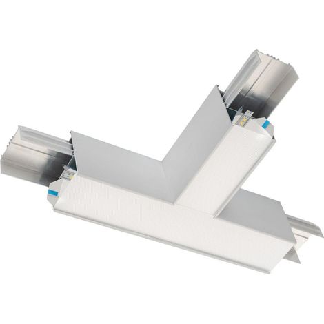 Jonction T pour Barre Linéaire LED Turner 12W 6000K Argent Blanc froid (1/5)