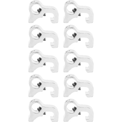 Ortviai Verrouillage pour disjoncteurs différentiels RCD DZS08 – Lot de 10 pièces en aluminium anodisé, ouverture 8 mm