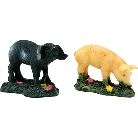 Maiale in Resina 4 cm 2 Modelli Animali per Presepe 86008 (1/5)