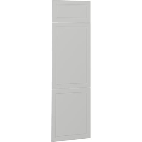 Frente de cocina R-Line, Blanco casa de campo, 59.6 x 196 cm frente de mueble para mueble de integración de frigorífico, Vicco (1/5)