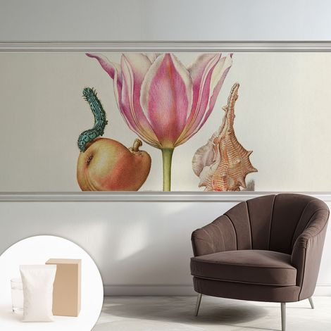 Carta Da Parati Non Tessuto - Con Colla Inclusa per Camera da Letto - Facile da Applica - Motivo decorativo simbiosi naturale 250x104 cm (1/5)