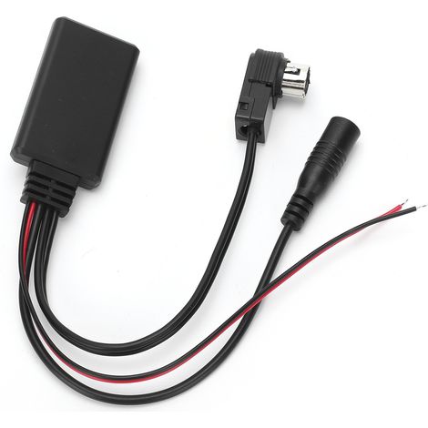 Câble Adaptateur Bluetooth AUX avec Microphone pour Appel Mains Libres Smartphone, Compatible Autoradios Alpine (1/5)