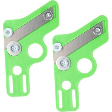 2 Pièces tondeuse manuelle raboteuse à main avion Serrer étau de perceuse à colonne Routeur CNC rabot à main d'établi rasoir à bois rabot à bois pour lisser Plastique Light Green (1/5)