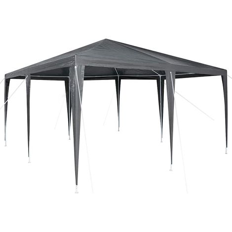 Tente de fête Anthracite et blanc 400 x 400 x 266 cm CFW251610 (1/5)