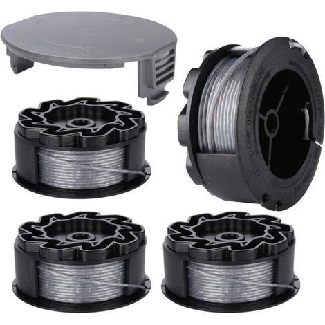 Trimmerfadenspule für BOSCH UniversalGrassCut 18 18-26 18-260 F016800570 mit Abdeckung (4 Stück) (1/5)