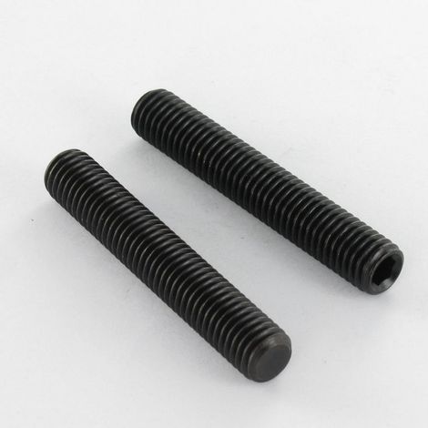 Vis métaux Sans tête six pans creux (sthc) Clé de 2 HC2 M4X16 Bout plat Acier brut-1 pièce (1/3)