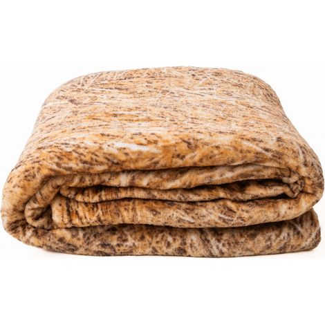Couverture polaire 220x240 paille (1/5)