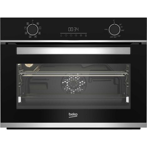 Horno Compacto Multifunción 60cm BEKO BBCM13300XC 48L, Limpiez (1/5)