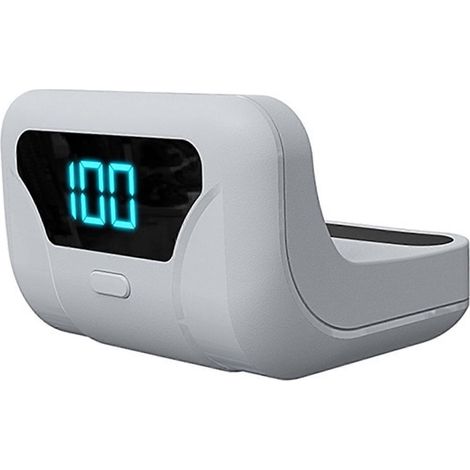 Batterie rechargeable 1500 mAh pour manette avec affichage numérique, batterie portable avec clip arrière pour manettes PS5, autonomie prolongée (1/5)