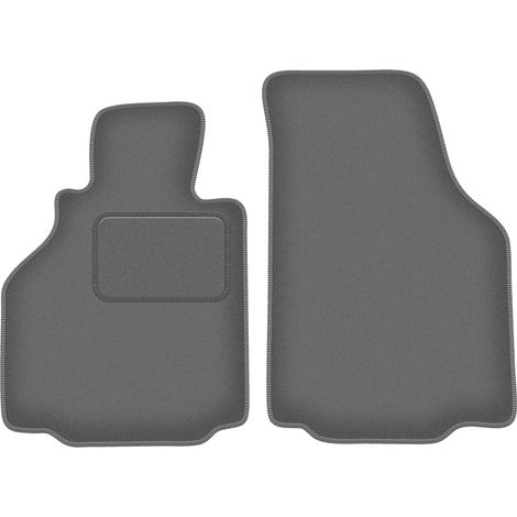Alfombrillas de terciopelo para coche, color grafito, para: Porsche Boxster (tipo 986) coupé, cabrio (1997-2004) (1/5)