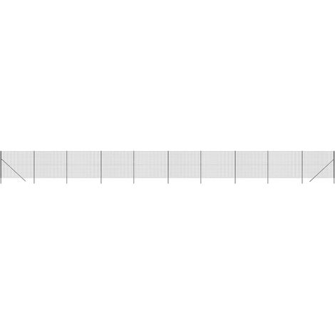 Maison Exclusive - Maschendrahtzaun Anthrazit 1,6x25 m Verzinkter