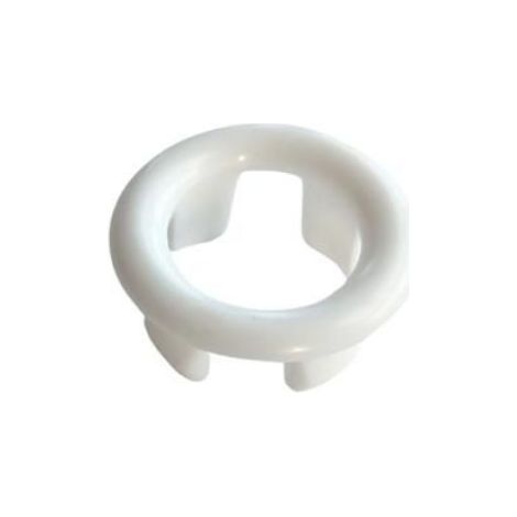 Trop-Plein Rond - Blanc - Diamètre 35 mm - Pour Lavabo À Poser Maya - 1 Pièce (1/2)