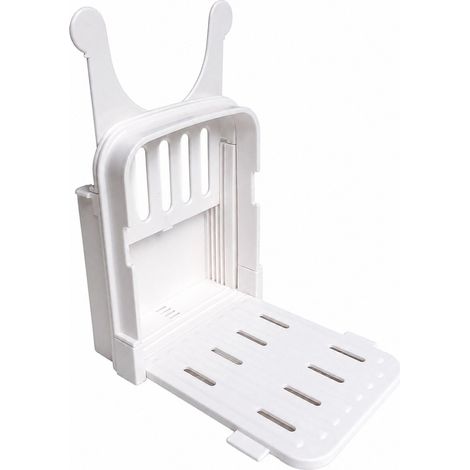 Coupe-pain manuel en plastique ABS, épaisseur réglable, trancheuse à pain de mie.