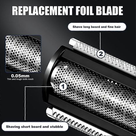 Lames de rechange pour le rasoir MANSCAPED The Lawn Mower 5.0 Ultra SkinSafe, avec une tête de type feuille. (1/4)