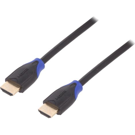 Cable HDMI 2.0 male des deux cotes 4K 3D UHD 3m - Noir