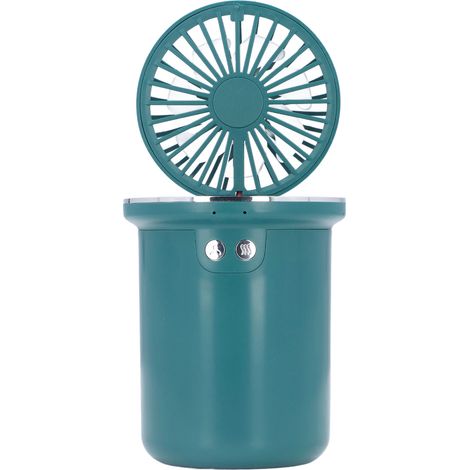 Ventilateur humidificateur USB 5V/5W, double fonction bureau avec sortie brume 35ml et réservoir 280ml, multifonctionnel pour espace de travail. (1/5)