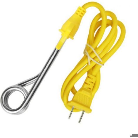 Thermoplongeur Électrique - 600 W - Acier Inoxydable - Pour Eau Chaude Rapide - 1 Pièce (1/4)