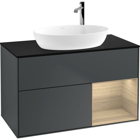 Villeroy & Boch F902PCHG Meuble sous vasque Finion F90 (1/2)