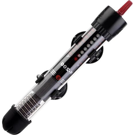 Chauffage Aquarium 25W - 1 Pièce - Verre Renforcé - Température Réglable 20-34°C - Pour Poissons Et Tortues - Submersible (1/5)