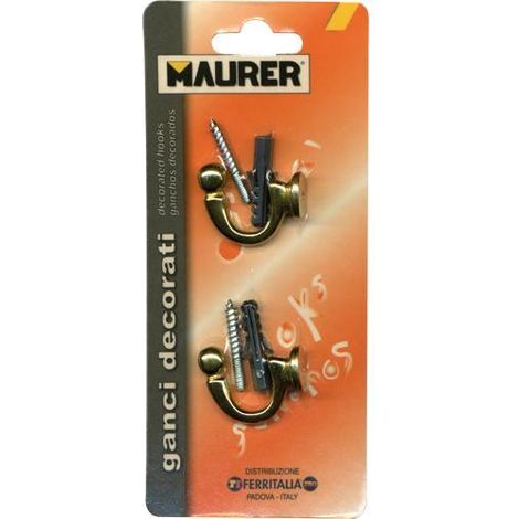GANCI X EMBRASSE ORO 30MM MAURER BL.2PZ
