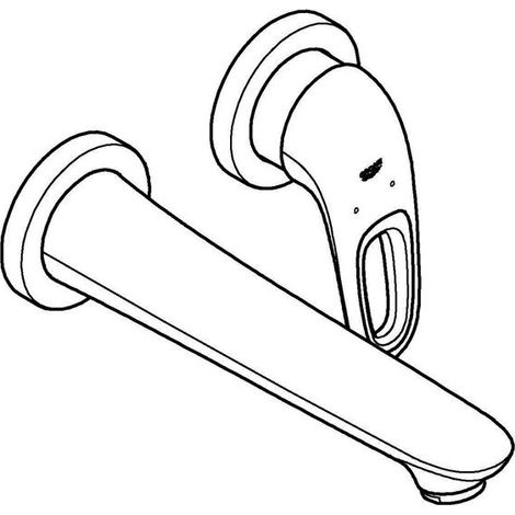Grohe Eurostyle 2-Loch-Waschtischbatterie, Ausladung 203mm, (1/5)