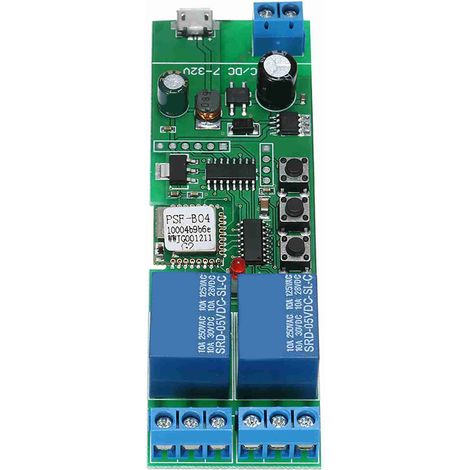 Module relais WiFi universel 2 voies USB commutateur sans fil programmable minuterie appli mobile commande à distance contrôle vocal pour maison connectée