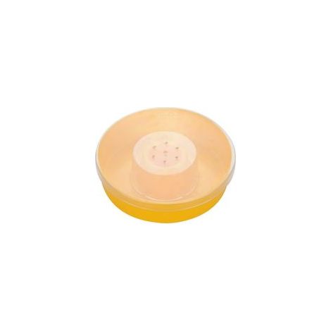 Mangeoire abeille ronde durable, distributeur d'eau automatique, jaune – (1/5)