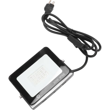 Projecteur LED extérieur 30 W à lumière noire UV avec interrupteur et prise US 85-220 V, idéal pour bars, clubs, body painting et peinture artistique. (1/5)