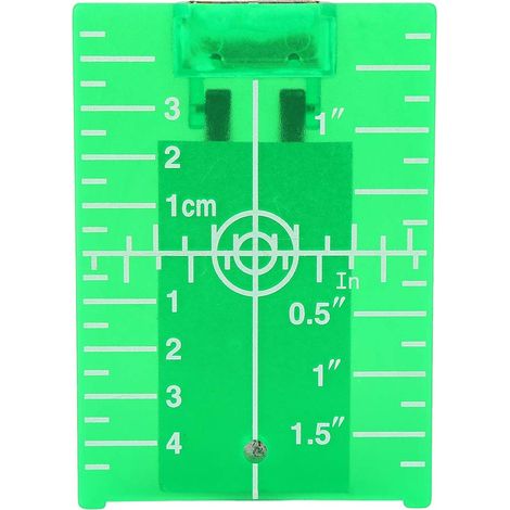 Ej.Life Magnetische Zielplatte, mit Bein für Level Meter Line Doppelskala (Zieltafel mit grünem Licht) (1/5)