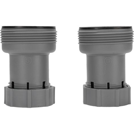 Adattatore per tubo da piscina, 2 pezzi, conversione da 1,5 pollici a 1,25 pollici per pompa filtro interrata