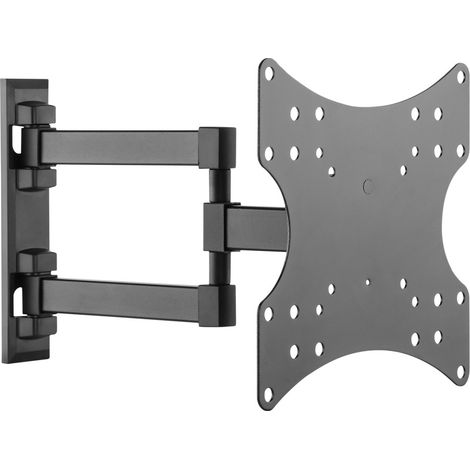 Meuble TV avec bras 23-42" double GSC - Noir (1/3)