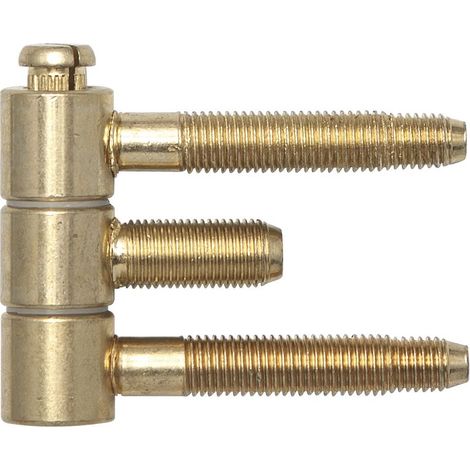 SFS Stahlzargenband (Türband) 3-teilig, Einbohrband 16x46,7mm Stahl schwarz