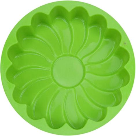 Moules à fleurs en silicone alimentaire, moules à pâtisserie en forme de fleurs et de cœurs, moules antiadhésifs en silicone pour chocolat, bonbons, gelée, glaçons, muffins (rose, bleu et vert)