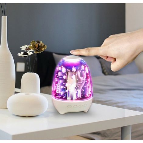 Lampada proiettore luce led notturna effetti vari per bambini cassa bluetooth K2 (1/4)