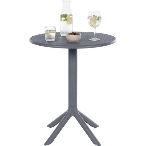 Tavolo Lacota Ø 60 cm antracite (1/5)