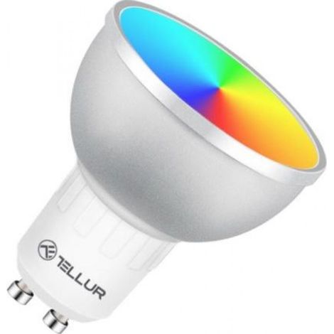 Bombilla LED inteligente WiFi Tellur GU10, 5W, blanco/cálido/RGB, regulador de intensidad. (1/3)