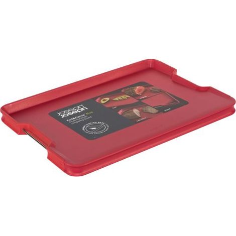 Joseph Joseph Cut&Carve Plus rot Multifunktionales Schneidebrett