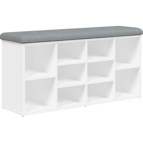 Maison Exclusive - Zapatero blanco 102x32x50 cm madera de ingenie
