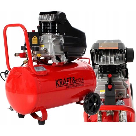 COMPRESSEUR D'HUILE COMPRESSEUR D'AIR 50L 3,8 CV 206L/MIN MOTEUR À INDUCTION
