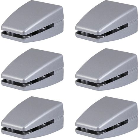 Pinces de fixation pour panneaux verre bureau en alliage (1/5)