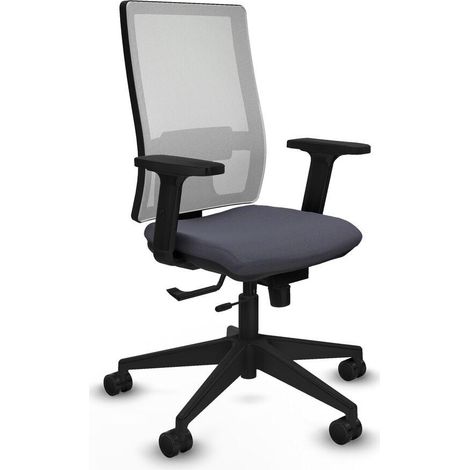 Piqueras-y-crespo Horna chaise bureau gris sombre moderne (1/3)