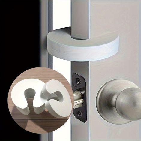 (Pack of 10) Cushioned foam door stops, protective door stopsHigh quality, excellent performance, the ideal choice for families. (1/4)