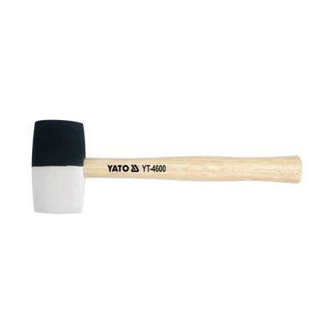 Marteau en caoutchouc avec manche en bois 370 g YT-4602 Yato