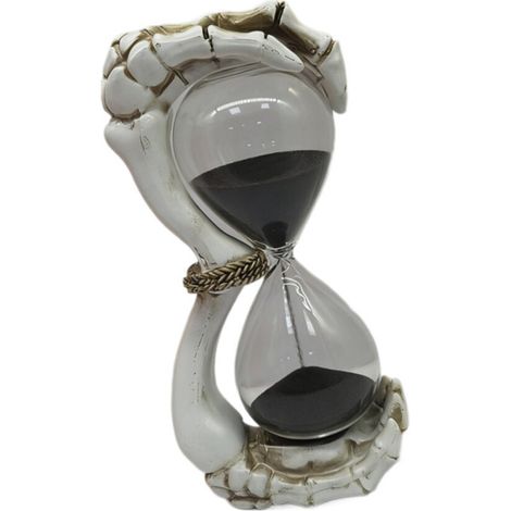 Figuritas de cristal con reloj de arena - incluidas con ambos (1/2)
