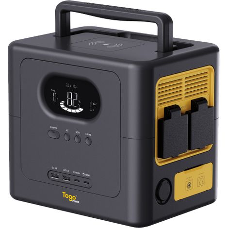 Station d'énergie solaire portable 560Wh – Puissance de sortie AC 1200W – Recharge solaire 120W max – Technologie LiFEPO4 - INFINITY600 (1/5)
